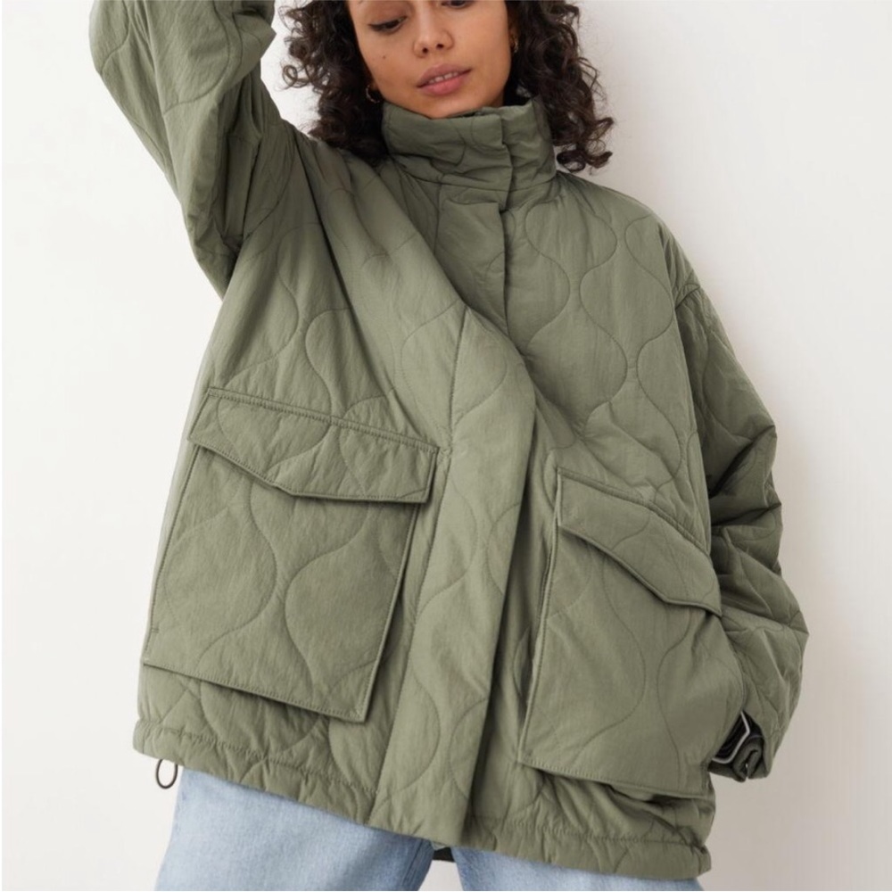 & other stories quilted jacket